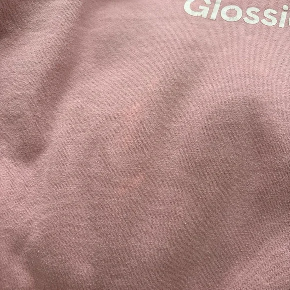 Glossier Women's Pink Hoodie Sweater - Picture 2 of 2